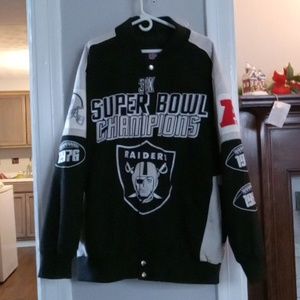 Oakland Raiders 3x world champs sz 4xl Super Bowl Championship Jacket